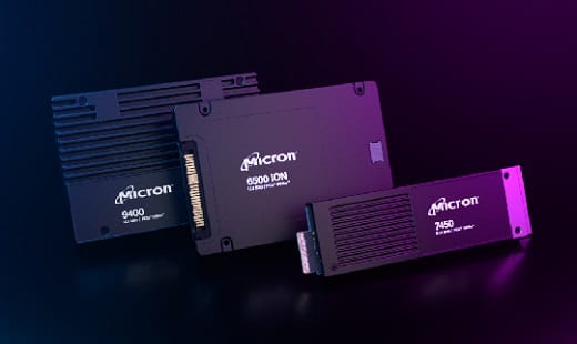 9400 SSD, 6500 ION SSD, 7450 SSD by Micron Technology​