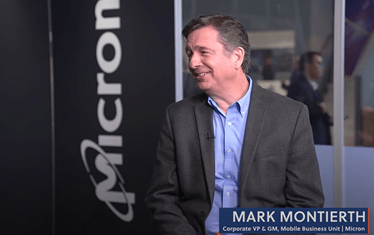 Interview video of Micron's CVP of mobile