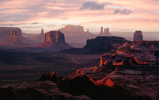 Image of a large canyon